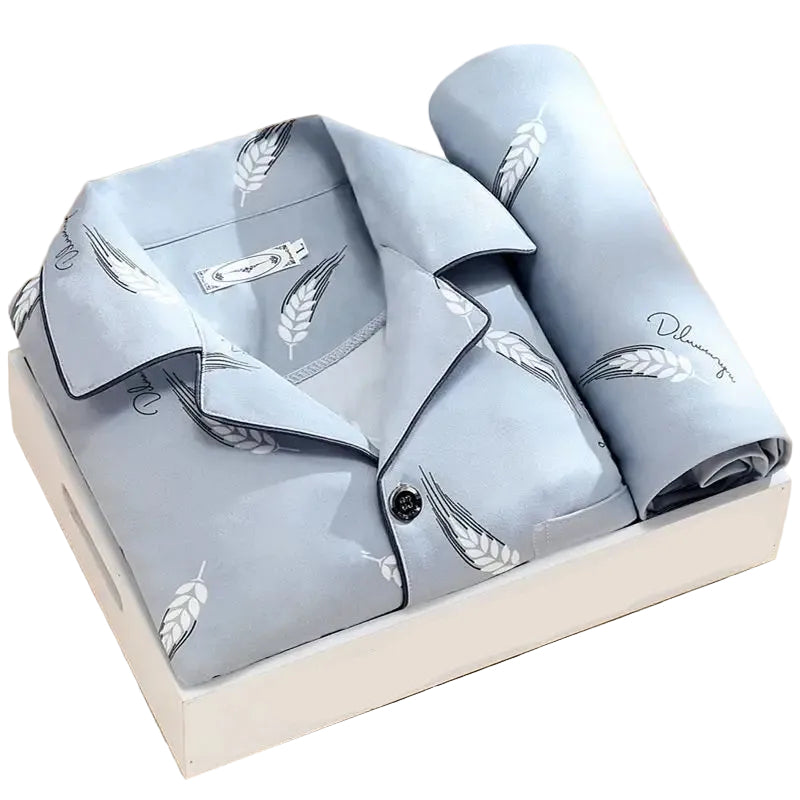 Herren Pyjama Set Klassisch 0