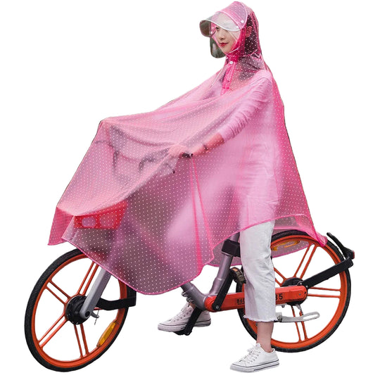 Herren Regenponcho für Fahrräder und Motorräder aus PVC 1