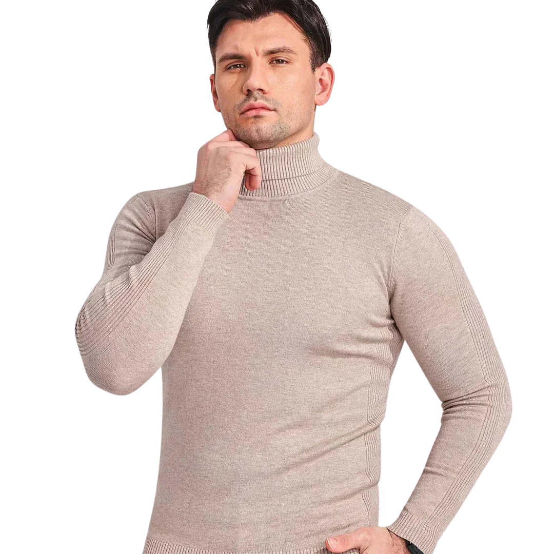 Herren Rollkragenpullover Klassisch 2