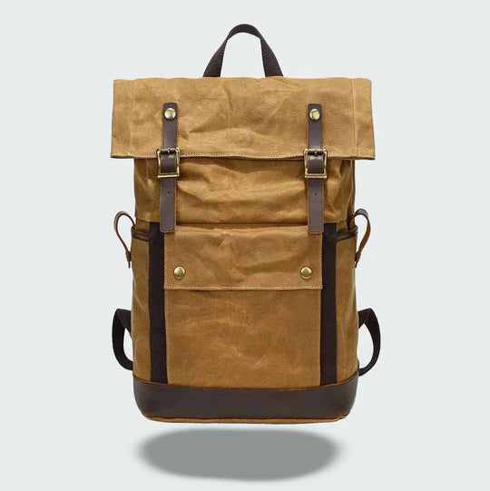 Herren Rucksack Vintage Rolltop für Reisen 2