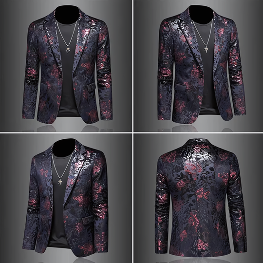 Herren Sakko Maßgeschneidert Klassischer Blazer Stil 5
