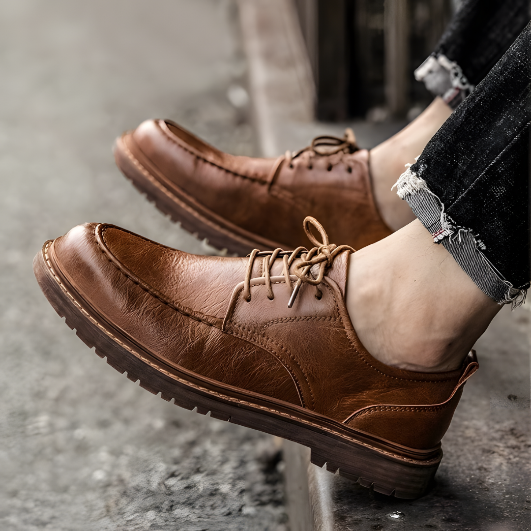 Herren Schnürschuhe Klassisch Stilvoll 6