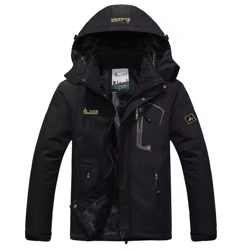 Herren Skijacke mit Kapuze für Winterabenteuer 0