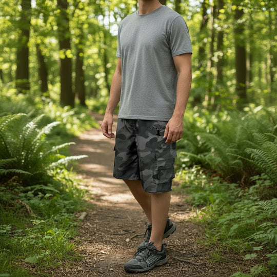 Herren Sommershorts mit Utility-Taschen 3