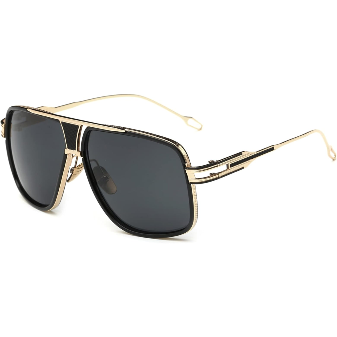 Herren Sonnenbrille Aviator Klassischer Stil mit UV-Schutz 6