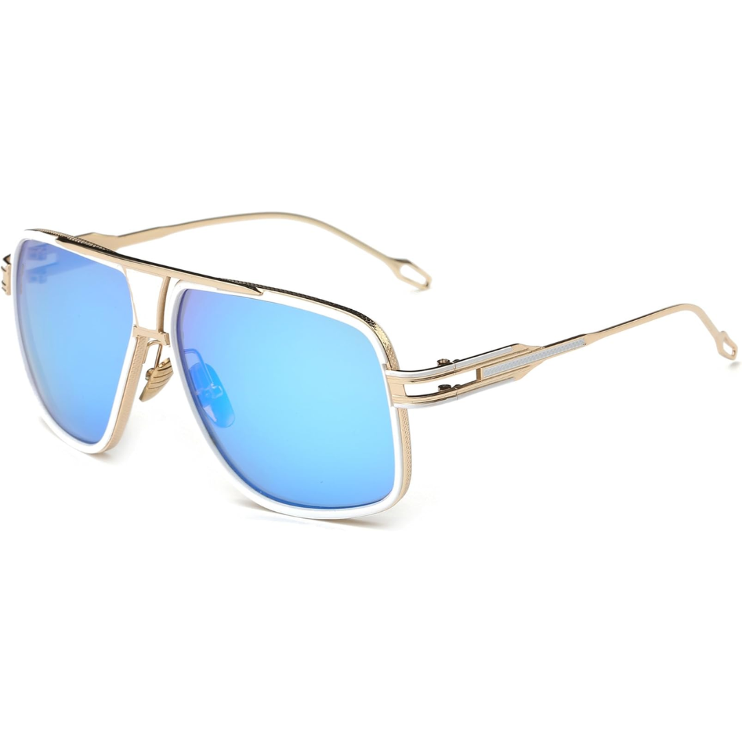Herren Sonnenbrille Aviator Klassischer Stil mit UV-Schutz 7
