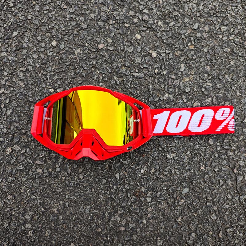 Herren Sonnenbrille Motocross MTB UV400 Schutz Modernes Design 17