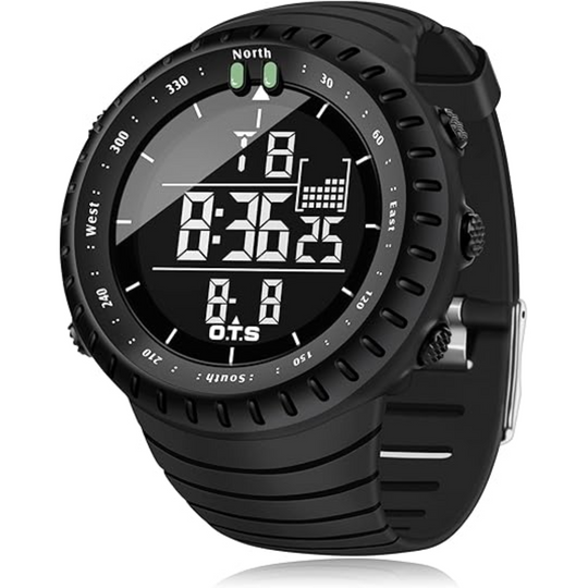 Herren Sportuhr Digital Taktisch für Outdoor-Aktivitäten 0
