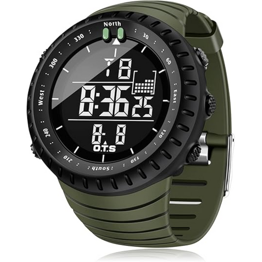 Herren Sportuhr Digital Taktisch für Outdoor-Aktivitäten 6