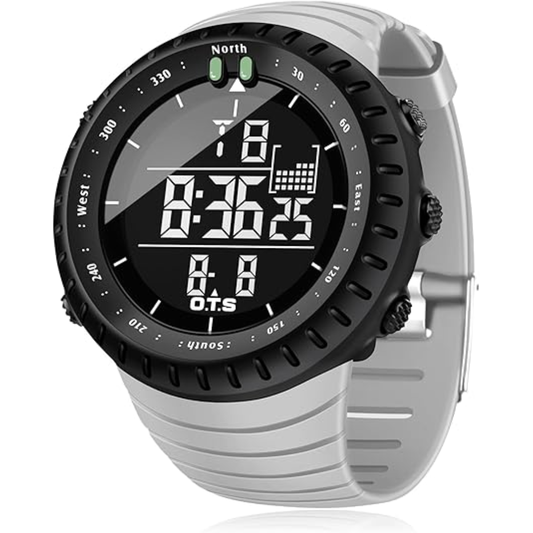 Herren Sportuhr Digital Taktisch für Outdoor-Aktivitäten 7