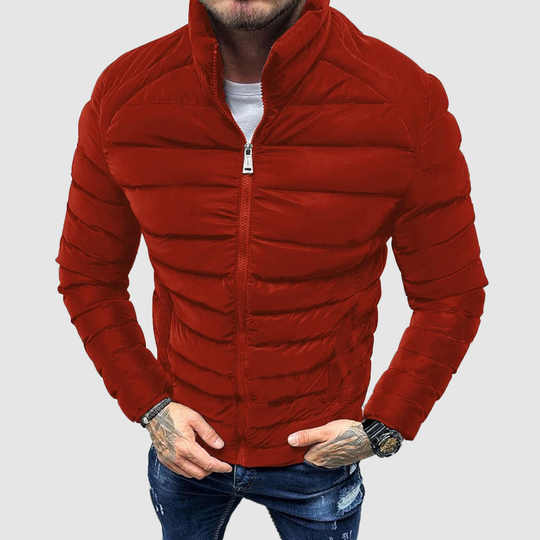 Herren Steppjacke mit hohem Kragen 3