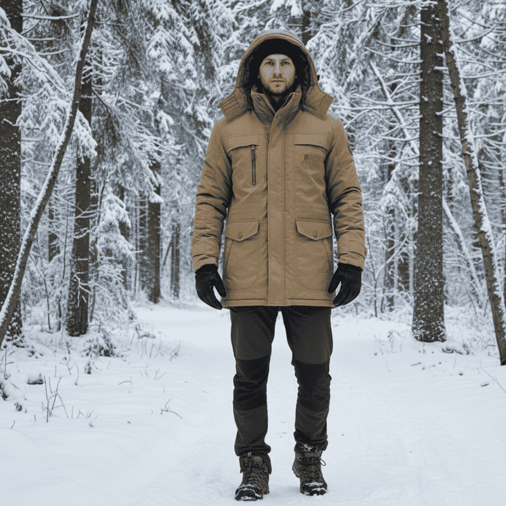 Herren Steppparka für kalte Tage 1