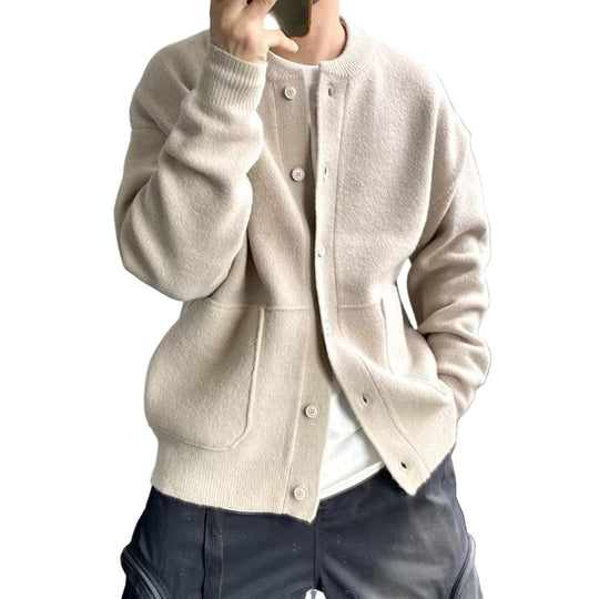 Herren Strickjacke mit Knopfleiste 0