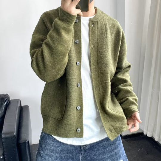 Herren Strickjacke mit Knopfleiste 2