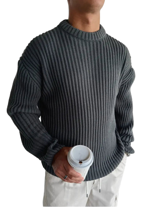 Herren Strickpullover Übergröße Modern 0