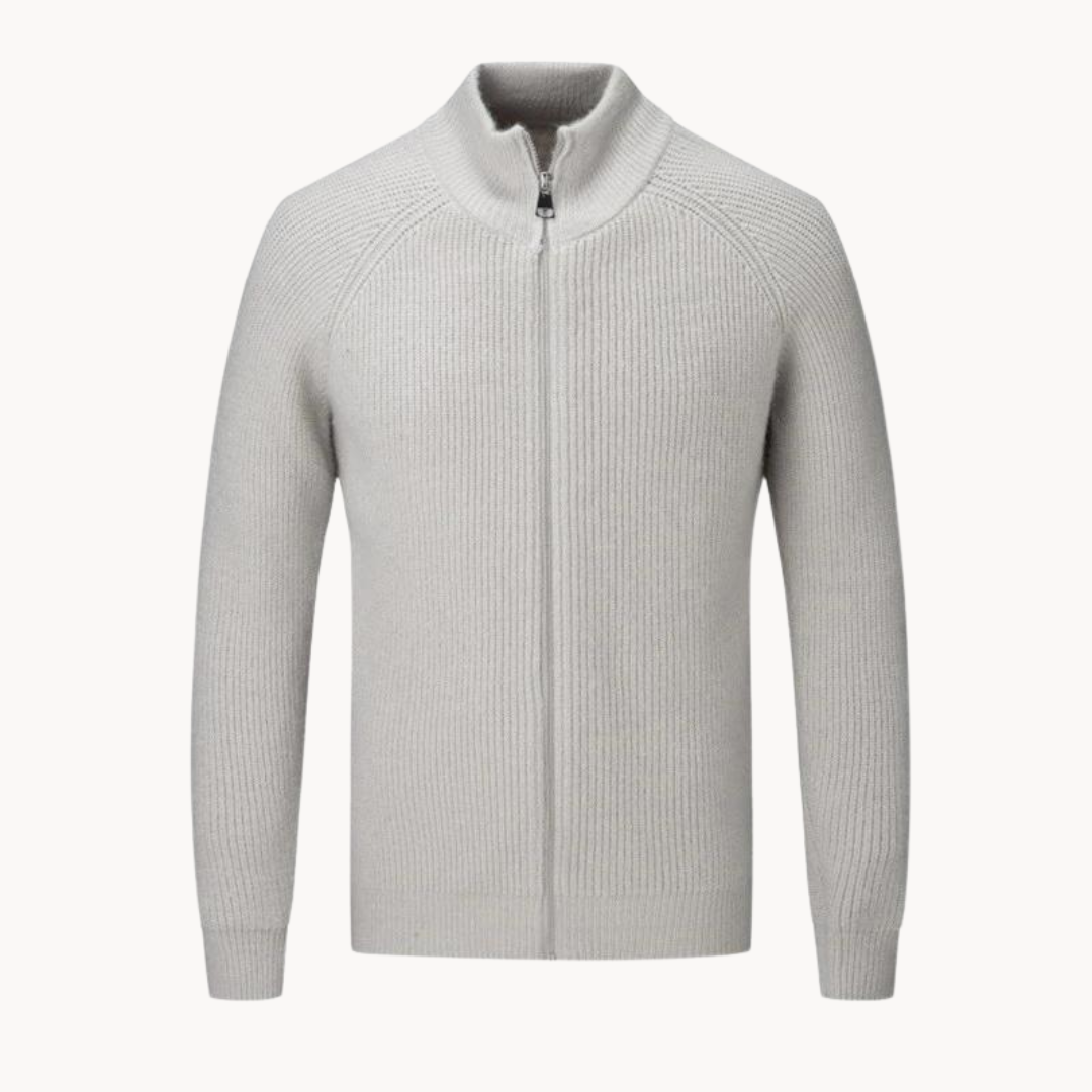 Herren Strickpullover mit Reißverschluss 3
