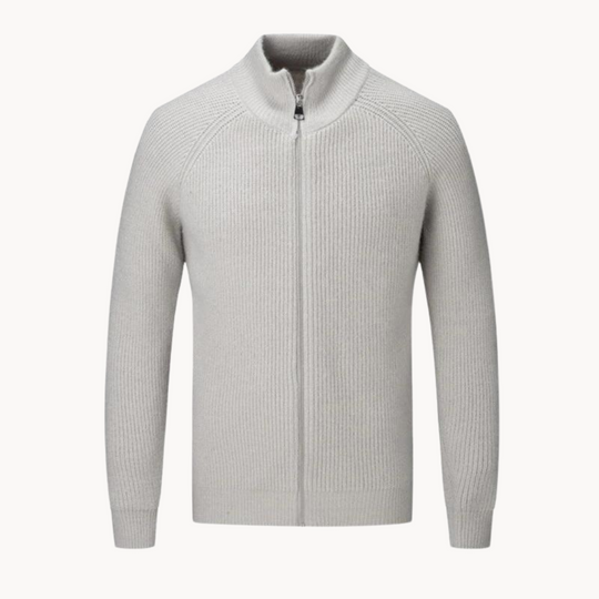 Herren Strickpullover mit Reißverschluss 3