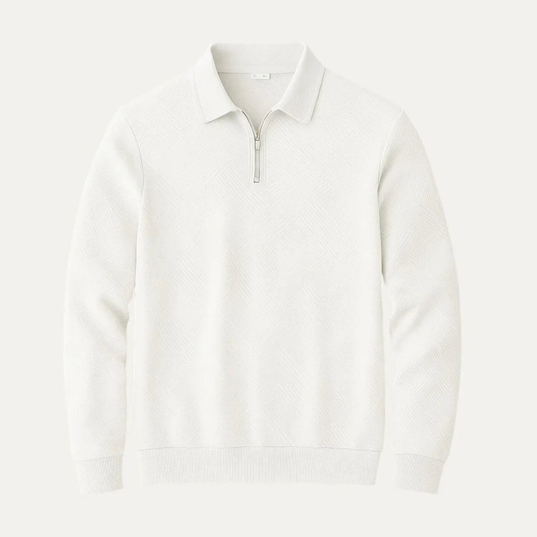 Herren Strickpullover mit Viertelreißverschluss 4