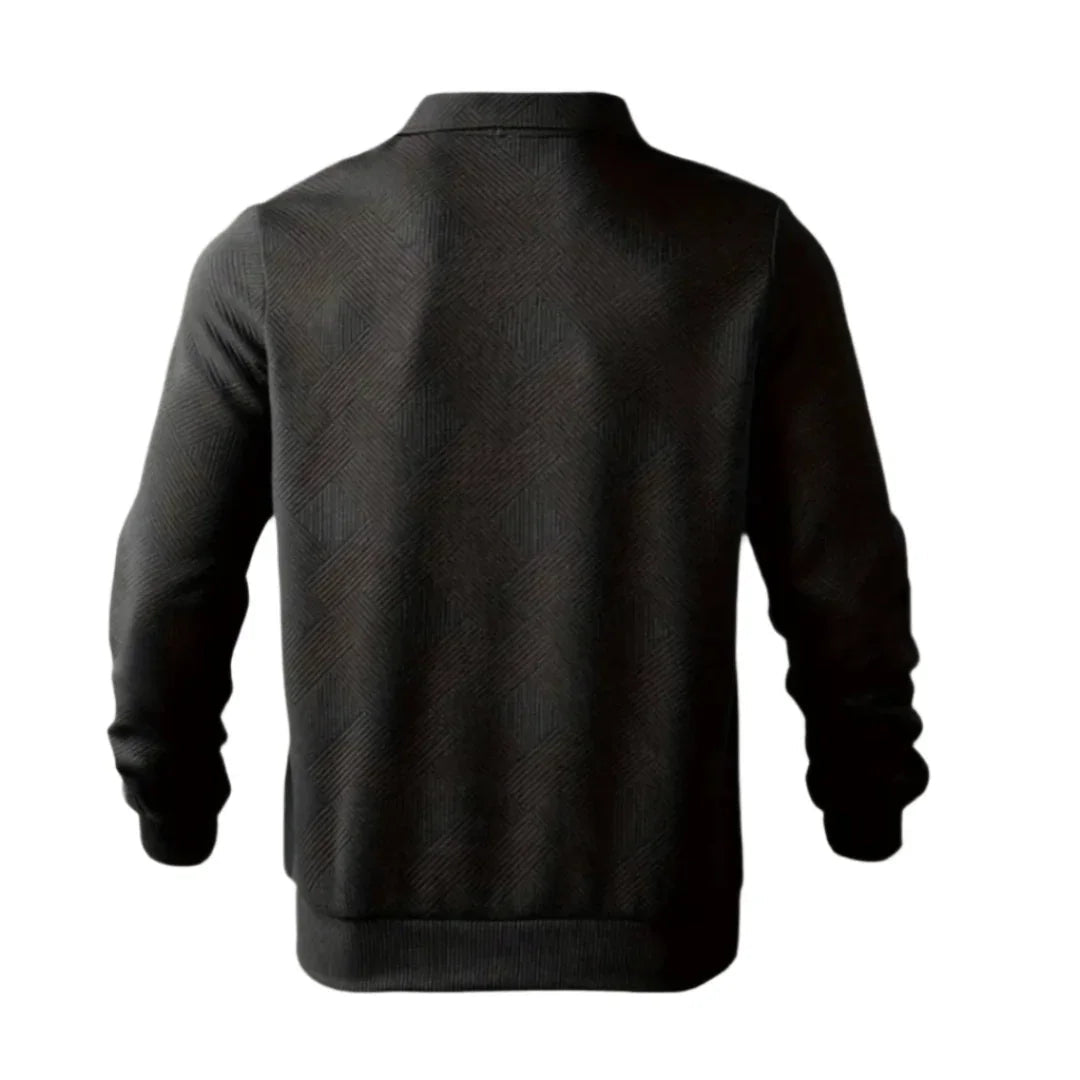 Herren Strickpullover mit Viertelreißverschluss 8
