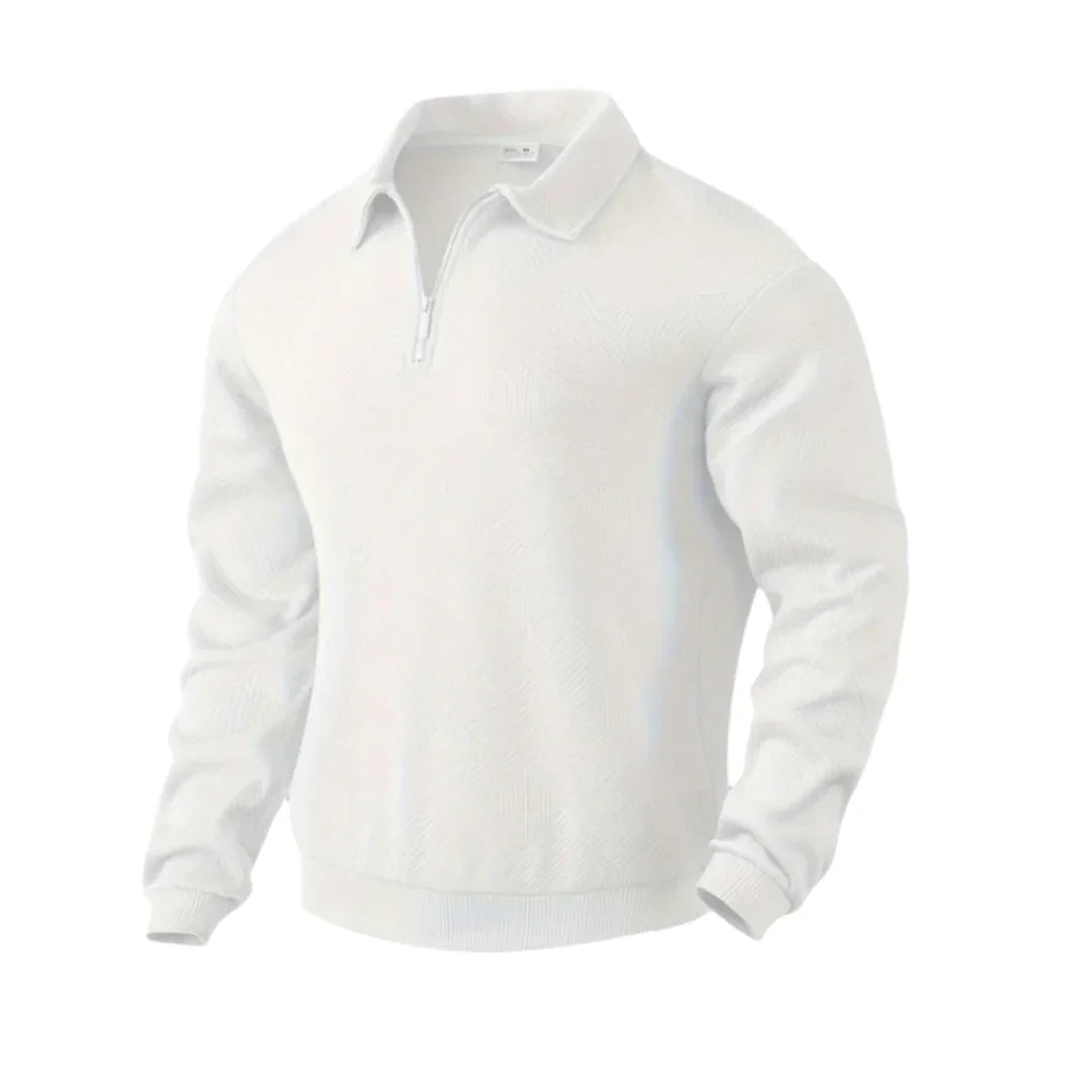 Herren Strickpullover mit Viertelreißverschluss 9