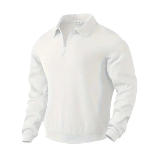 Herren Strickpullover mit Viertelreißverschluss 9