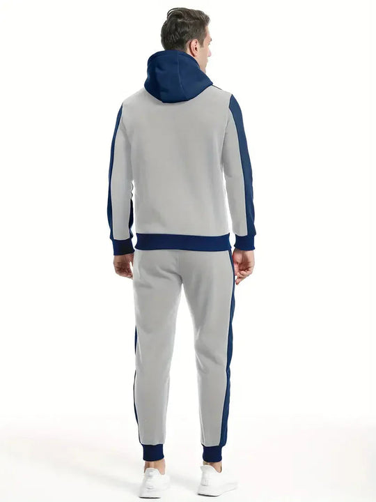 Herren Trainingsanzug Modern für Aktive Sportler, Atmungsaktives Design, Vielseitig Einsetzbar 7