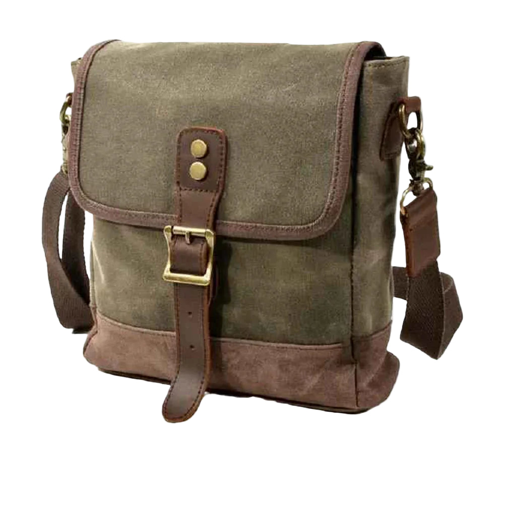 Herren Umhängetasche Vintage Stil für Alltag und Reisen 0