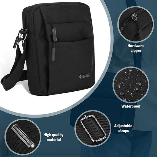 Herren Umhängetasche Wasserdicht mit Anti-Diebstahl-Design 3
