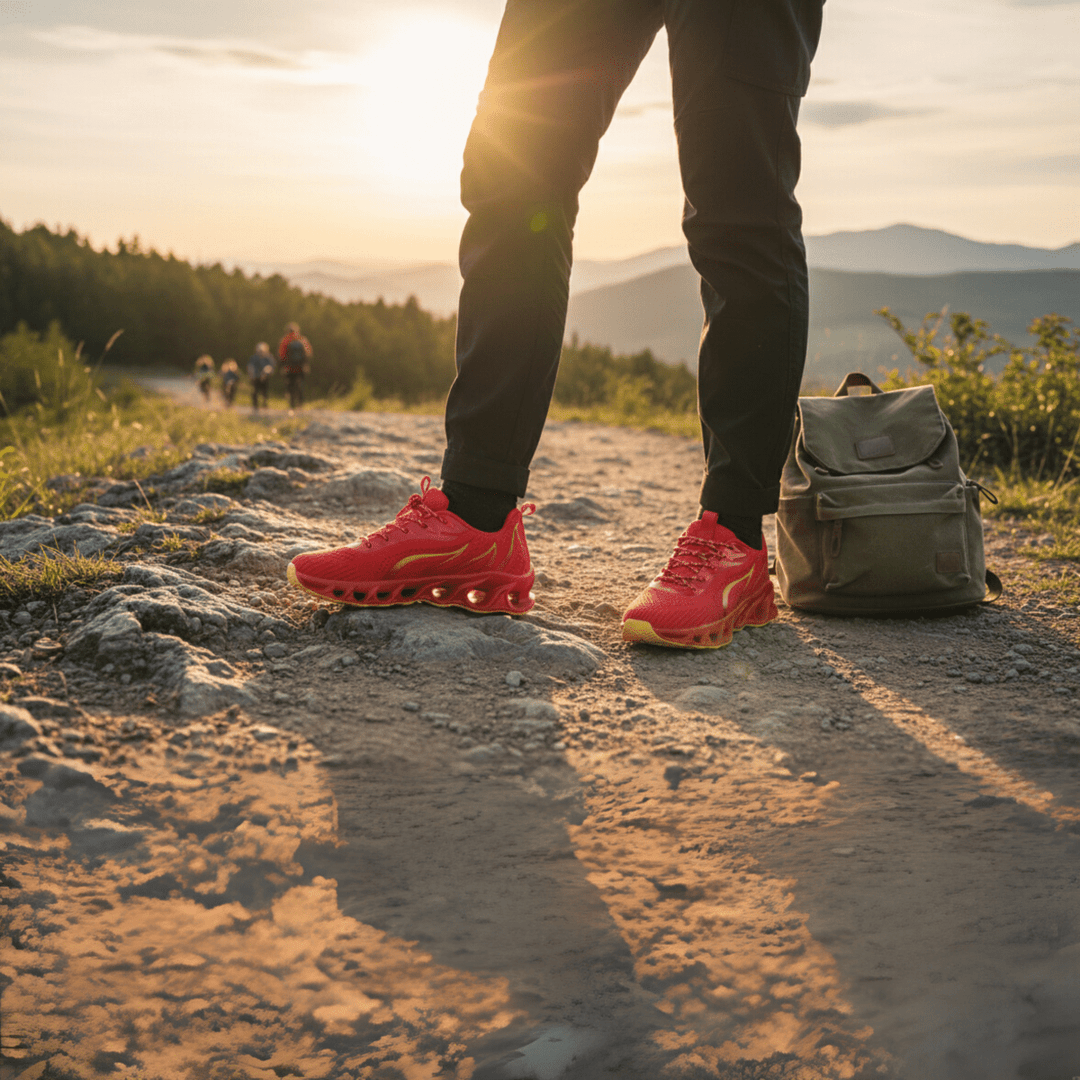 Herren Wander- und Laufschuhe mit Fußgewölbeunterstützung 8