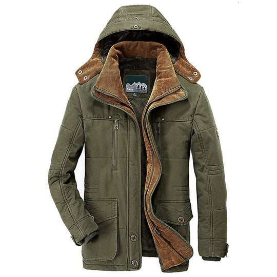 Herren Winterjacke Warm und Strapazierfähig 2