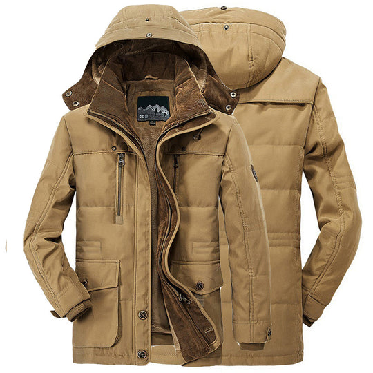 Herren Winterjacke Warm und Strapazierfähig 6