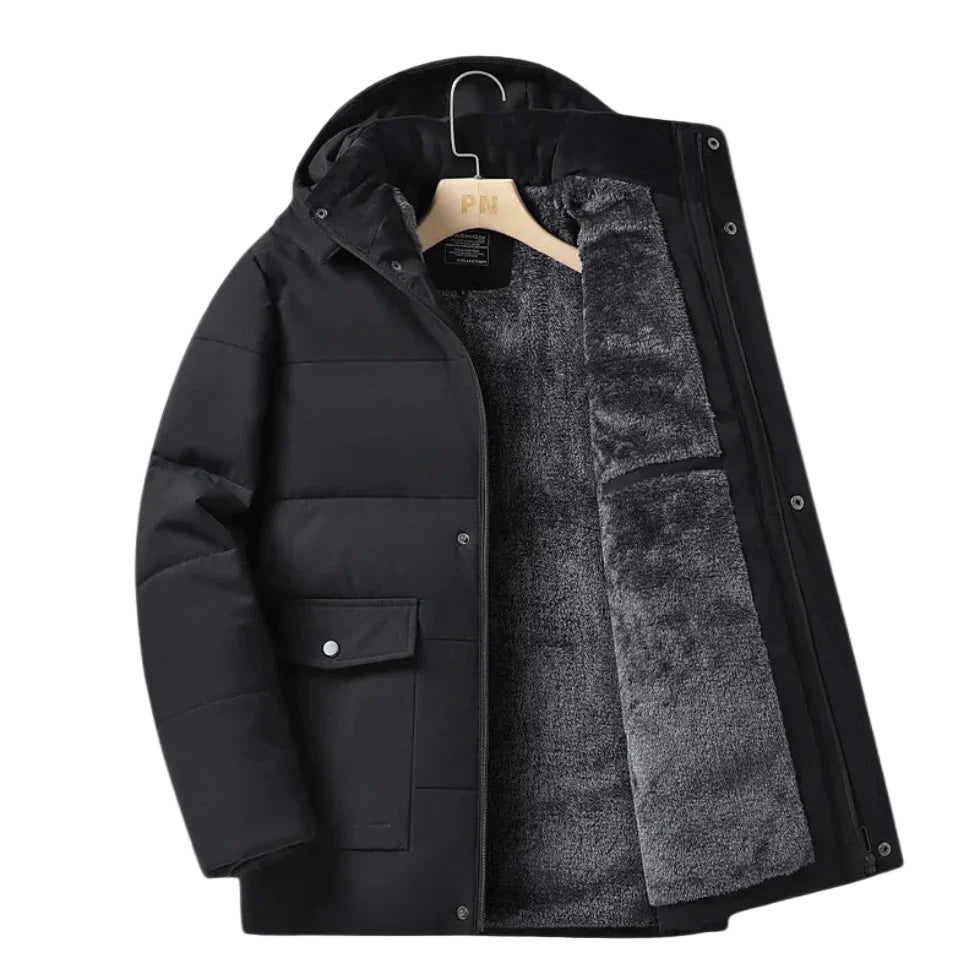 Herren Winterjacke mit Fleece-Futter 0
