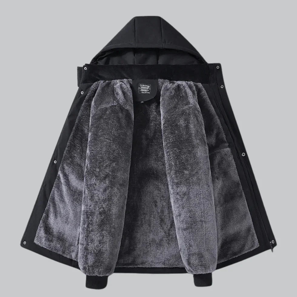 Herren Winterjacke mit Fleece-Futter 2