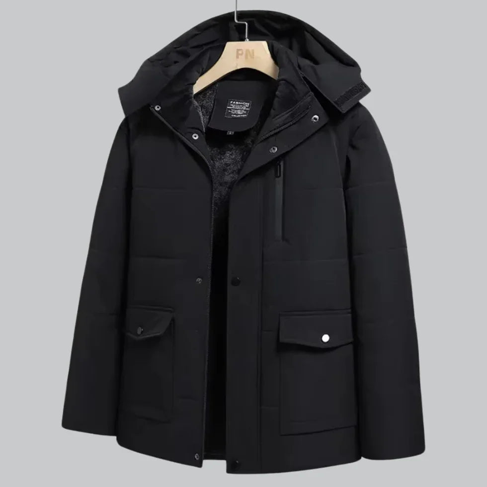 Herren Winterjacke mit Fleece-Futter 3