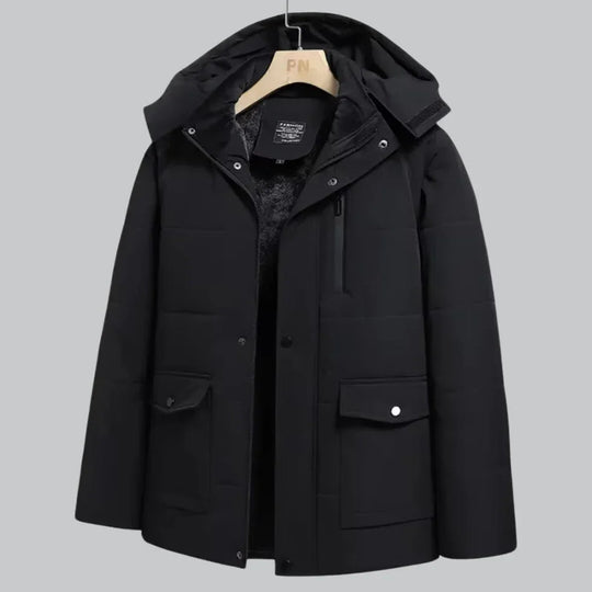 Herren Winterjacke mit Fleece-Futter 3