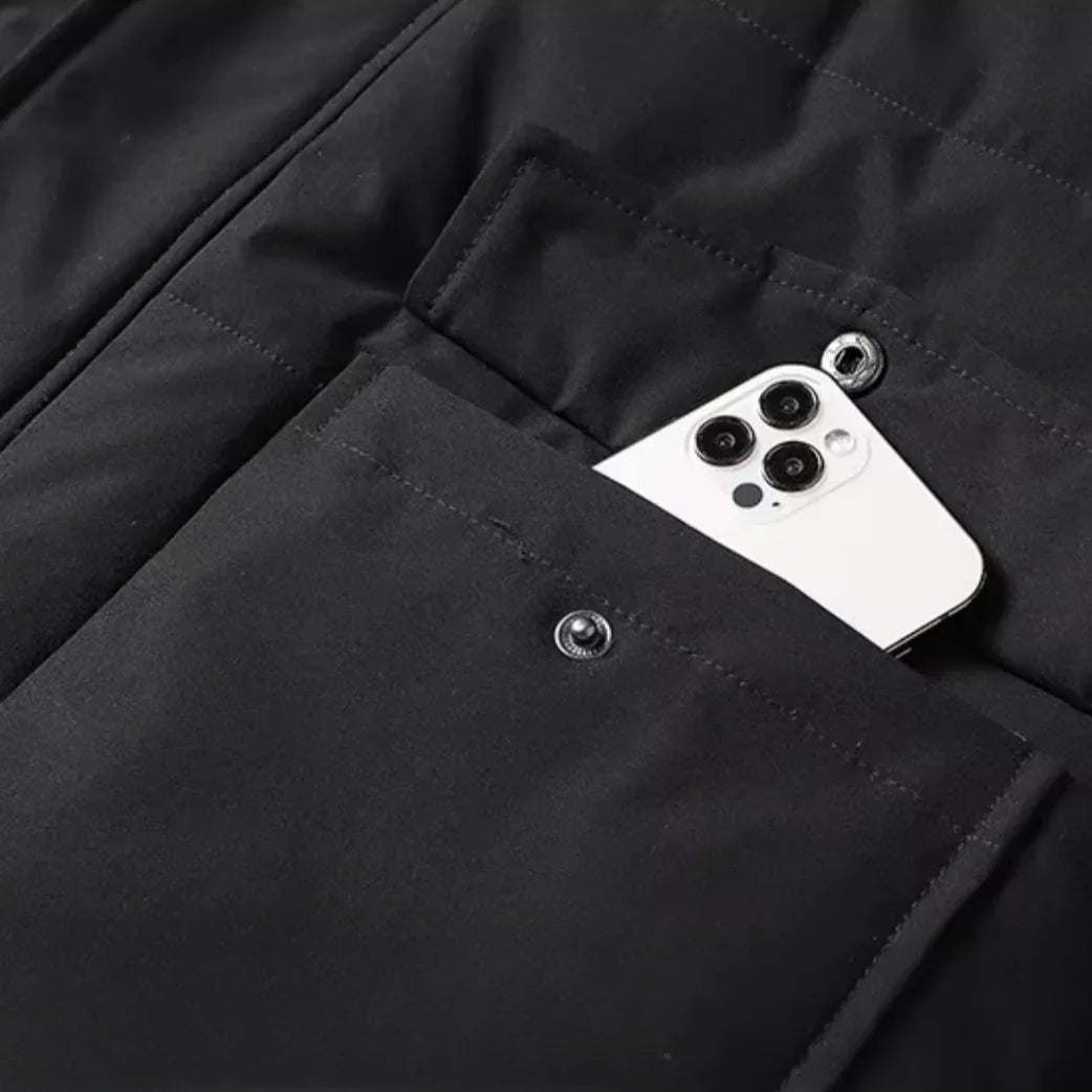 Herren Winterjacke mit Fleece-Futter 7