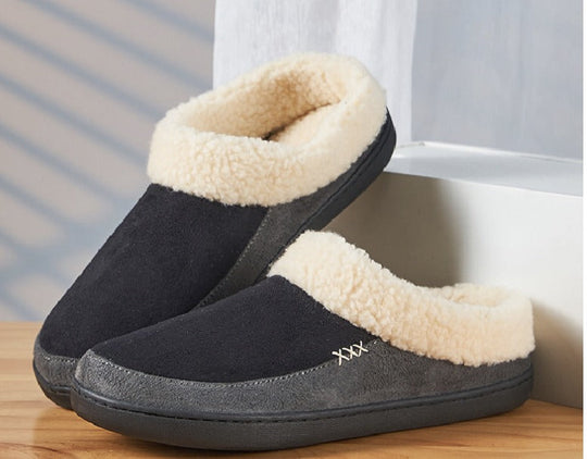 Herren Winterpantoffeln Gemütlich Rutschfest 1