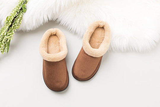 Herren Winterpantoffeln Gemütlich Rutschfest 5