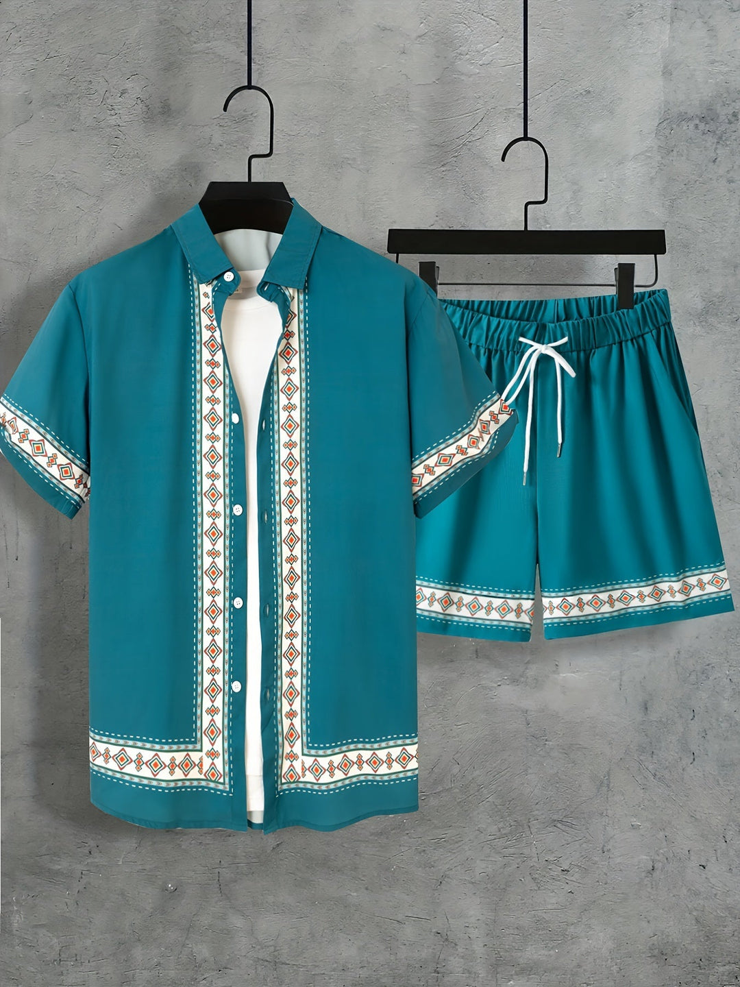 Herren Zweiteiliges Set Boho Stil 4