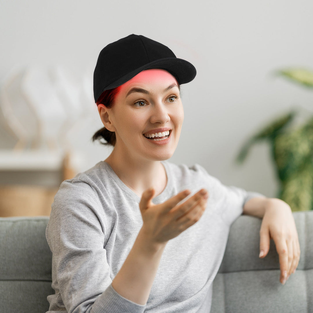 Herren und Damen Therapie Mütze für Haarwachstum mit Lichttechnologie 7
