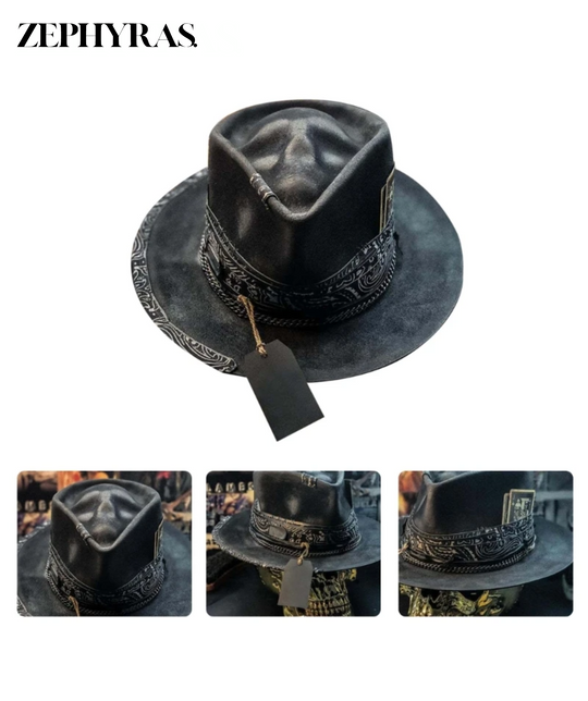 Herren und Damen Totenkopf-Hut Trendy 3