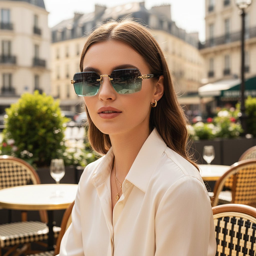 Herrenbrille Randlos Minimalistisch 1