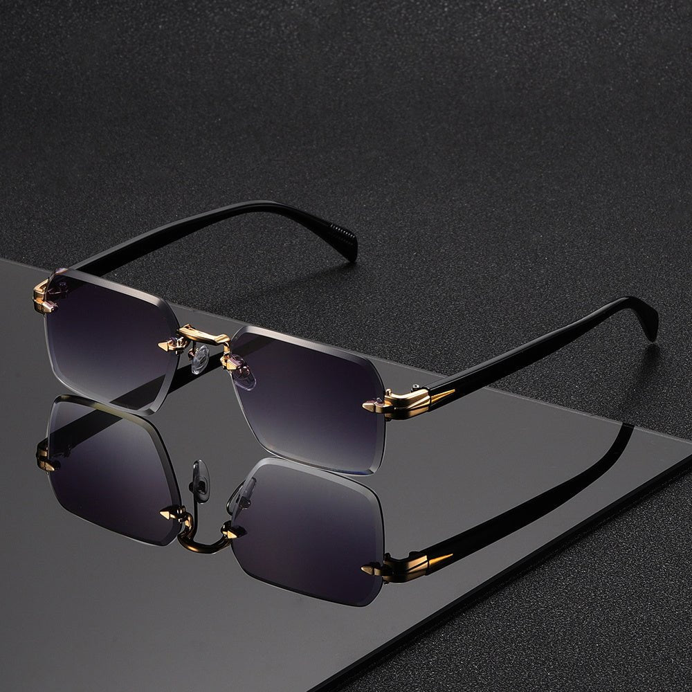Herrenbrille Randlos Minimalistisch 5