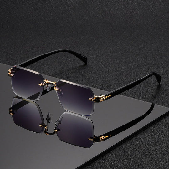 Herrenbrille Randlos Minimalistisch 5