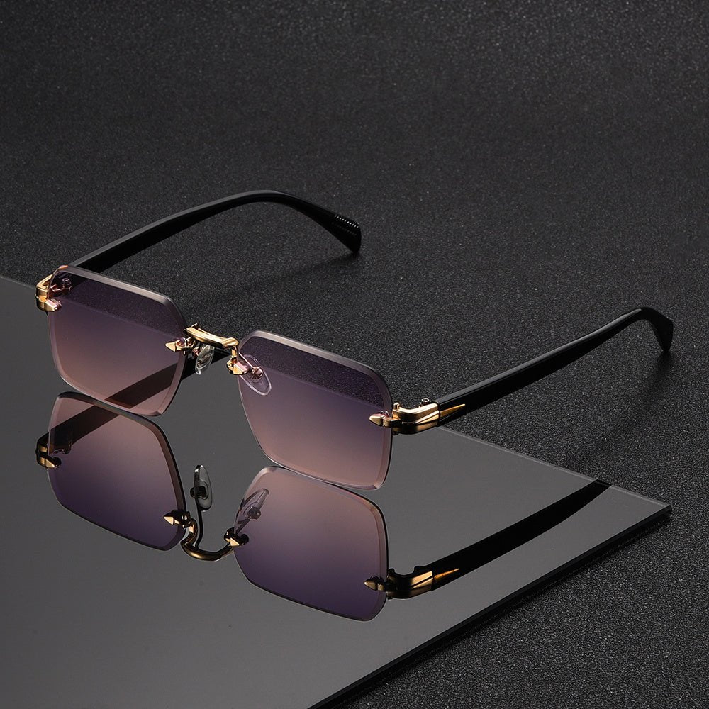 Herrenbrille Randlos Minimalistisch 9