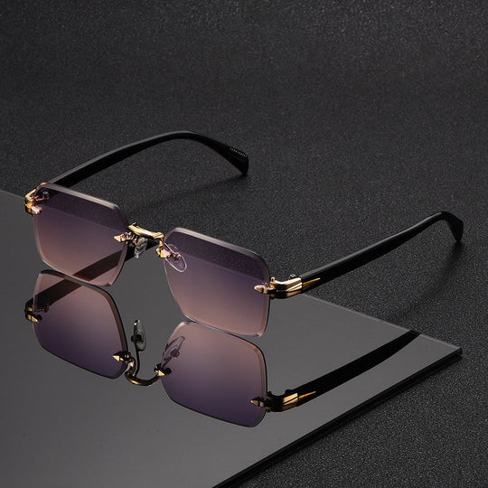 Herrenbrille Randlos Minimalistisch 9
