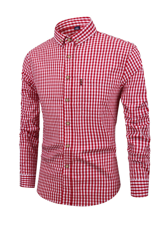 Herrenhemd Karomuster Modern 4