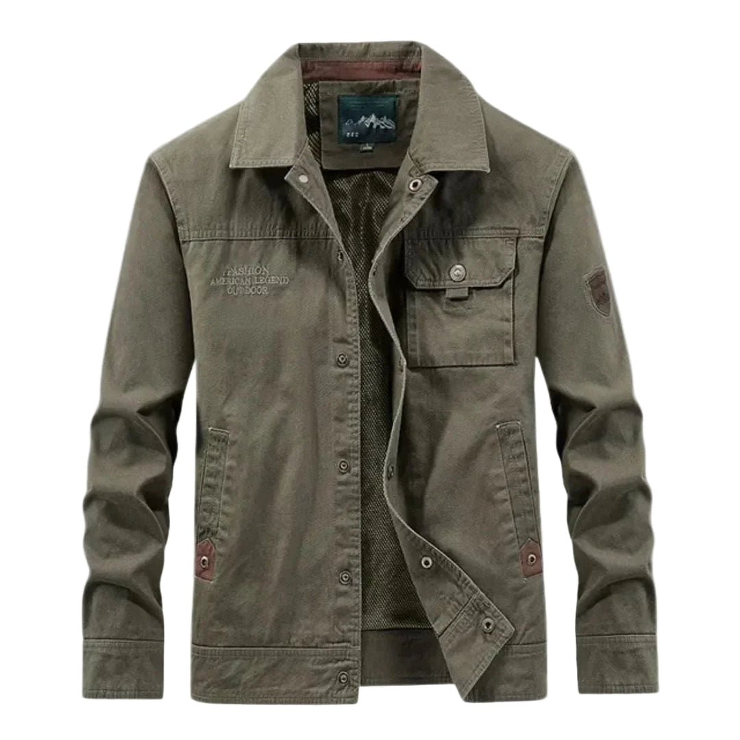 Herrenjacke Cargostil mit Praktischen Taschen 0