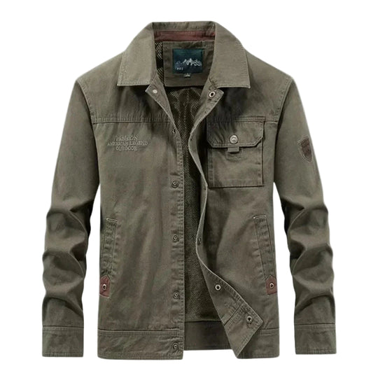 Herrenjacke Cargostil mit Praktischen Taschen 0