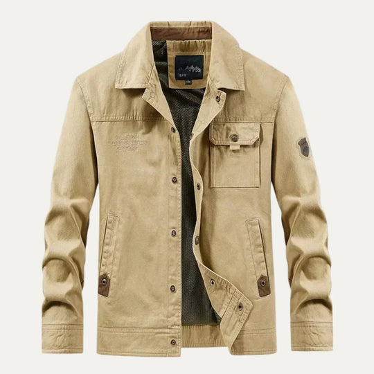 Herrenjacke Cargostil mit Praktischen Taschen 8